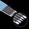 9 Pieces Stylus Tools, 5 Pieces 2 Way Total 10 Different DIY Silicone and Ceramic Clay Indentation Tool and 4 Pieces Double-Ended Metal Ball Tools
